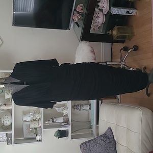 Kiyonna rumor ruched black dress
